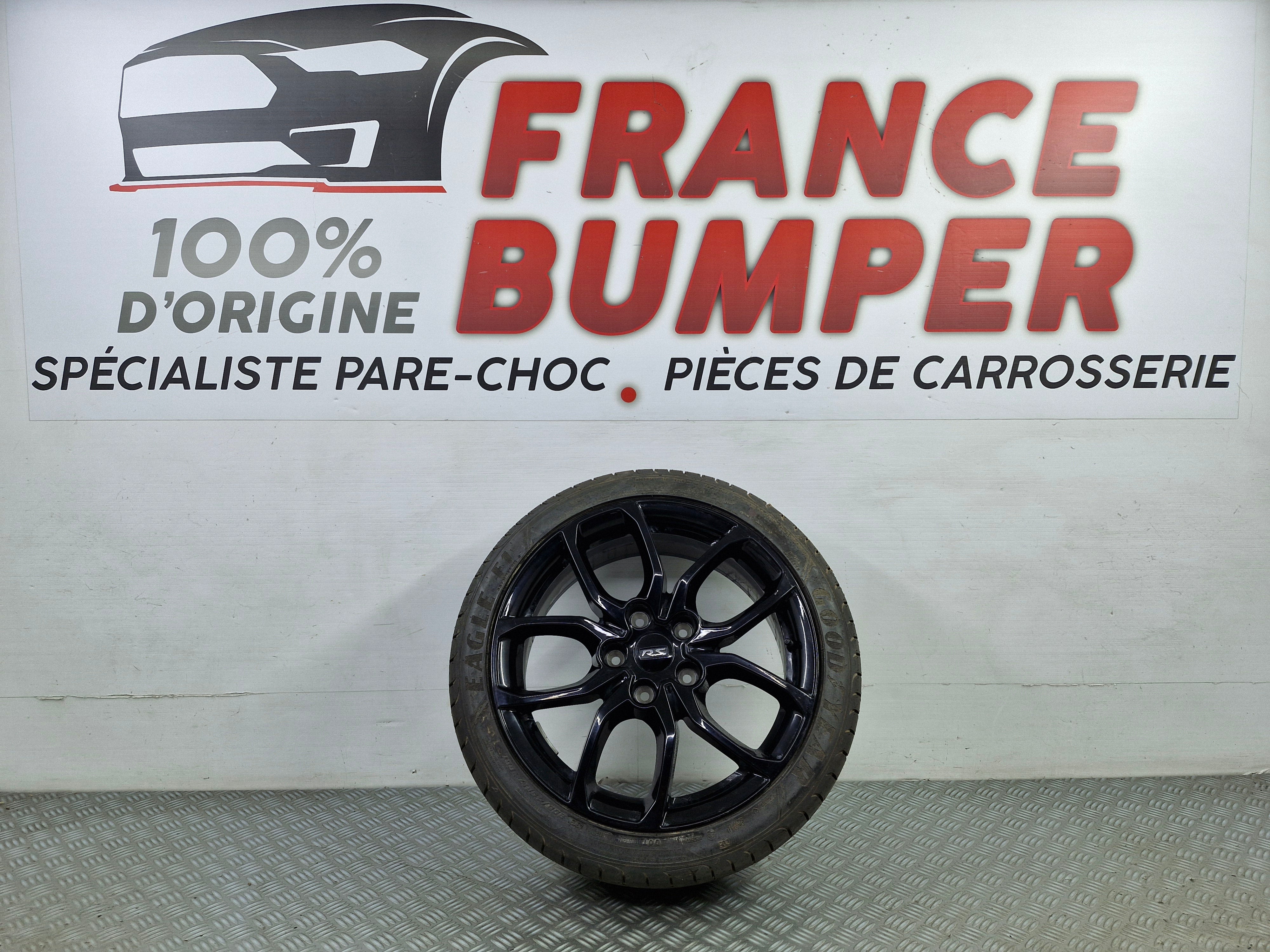 4 Jantes Alu 17 Pouces Neuves Pour Renault Clio 3, 4, 5 - Laqué Noir Multi-rayons - Garantie 6 Mois