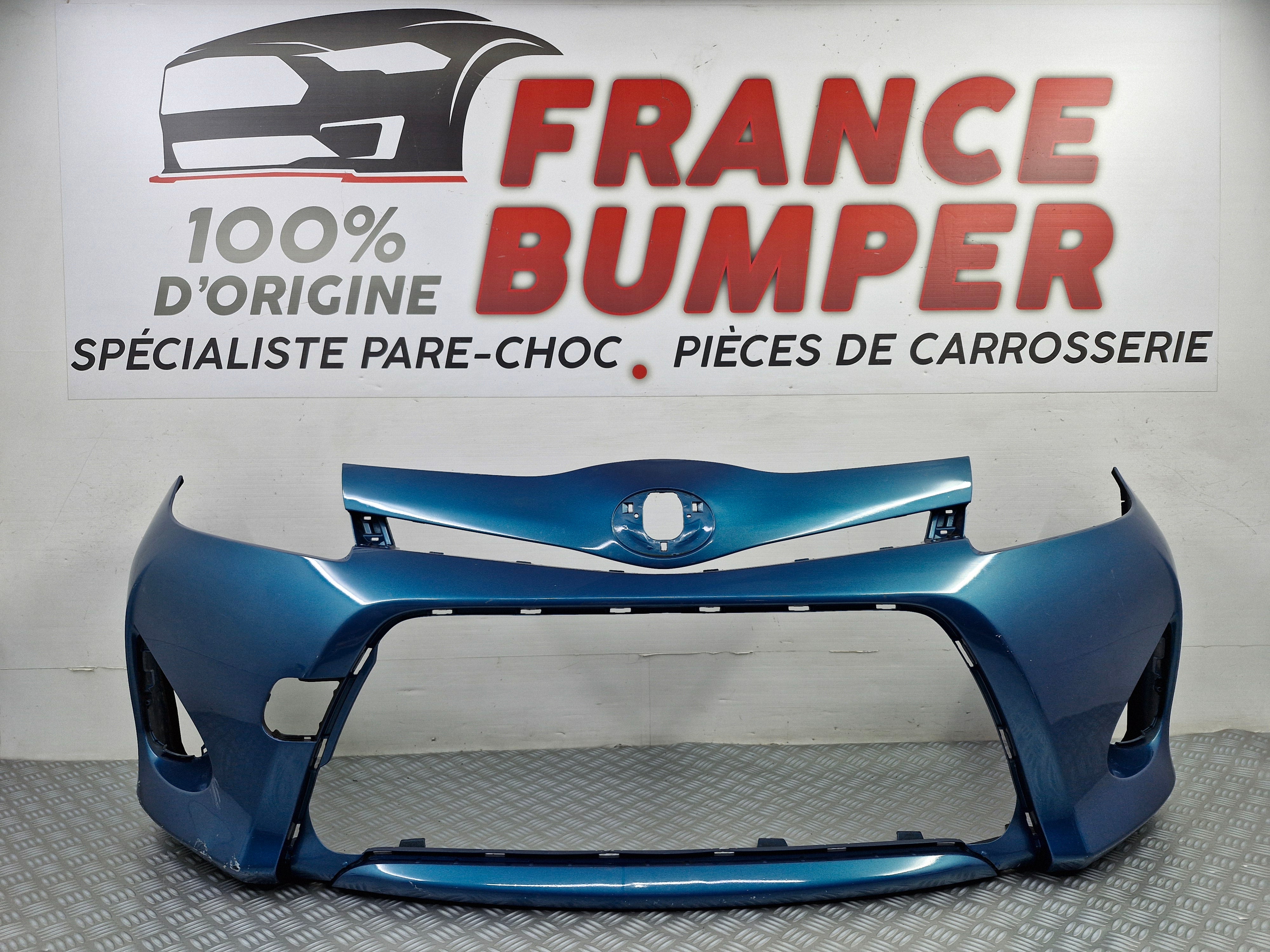 Pare-choc Avant Noir Pour Toyota Yaris 3 (2011-2014) - Phase 1 - Neuf Sous Emballage