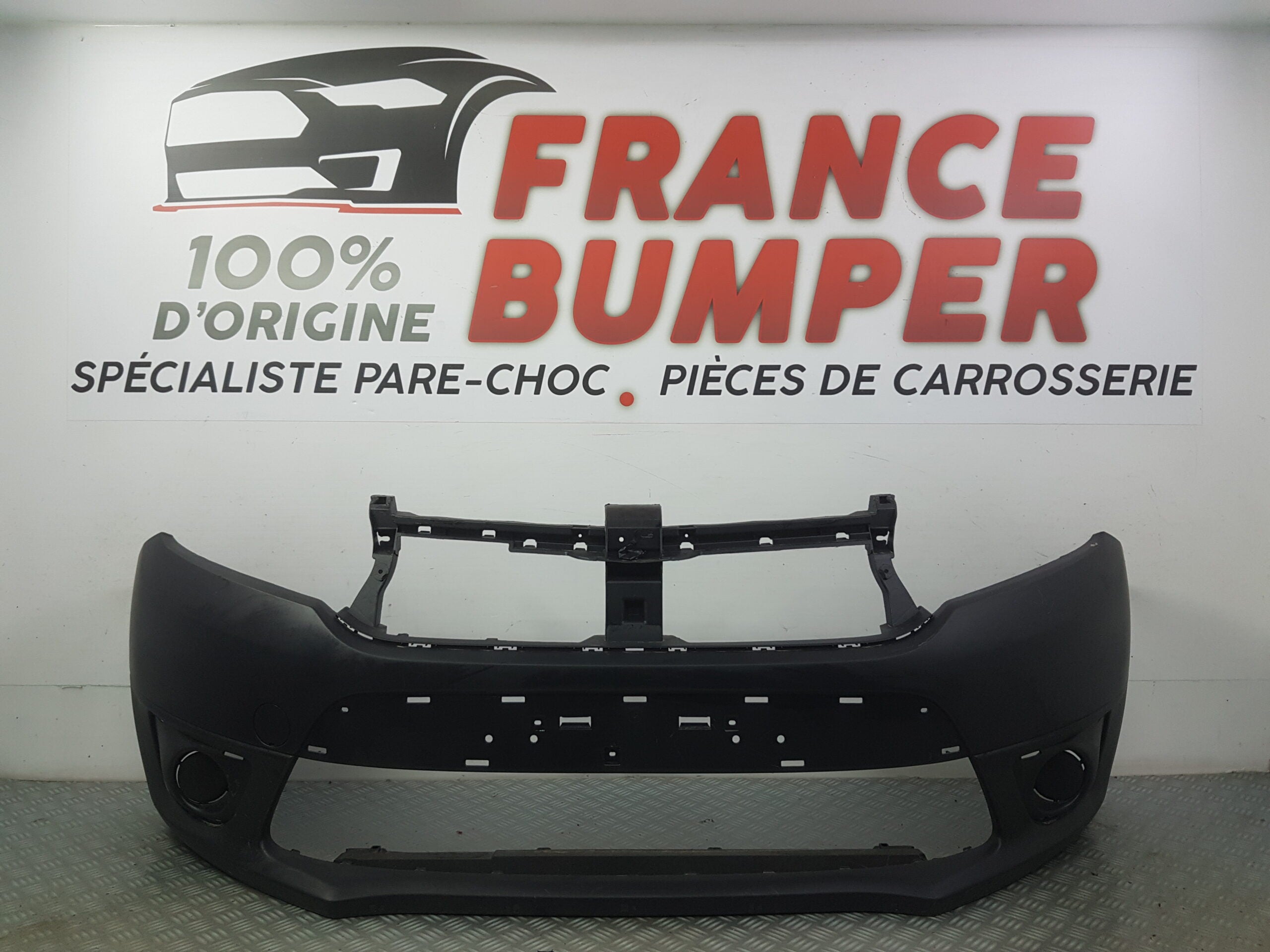 Spoiler Pare-choc Avant Central Gris Argent Pour Dacia Sandero Stepway 2 Phase 2 (2016-2020)