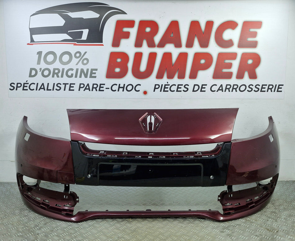 Pare-choc avant Renault Scénic 3 Phase 2 2011 2013 occasion radars lave-phare vl251