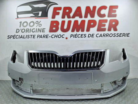  Pare-choc avant Skoda Superb II Phase 2 2013-2016 occasion d'origine avec radar