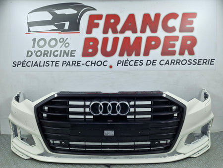 Pare-choc avant Audi A6 F2 S-Line 2018 avec radars et lave-phares d’origine sv2021