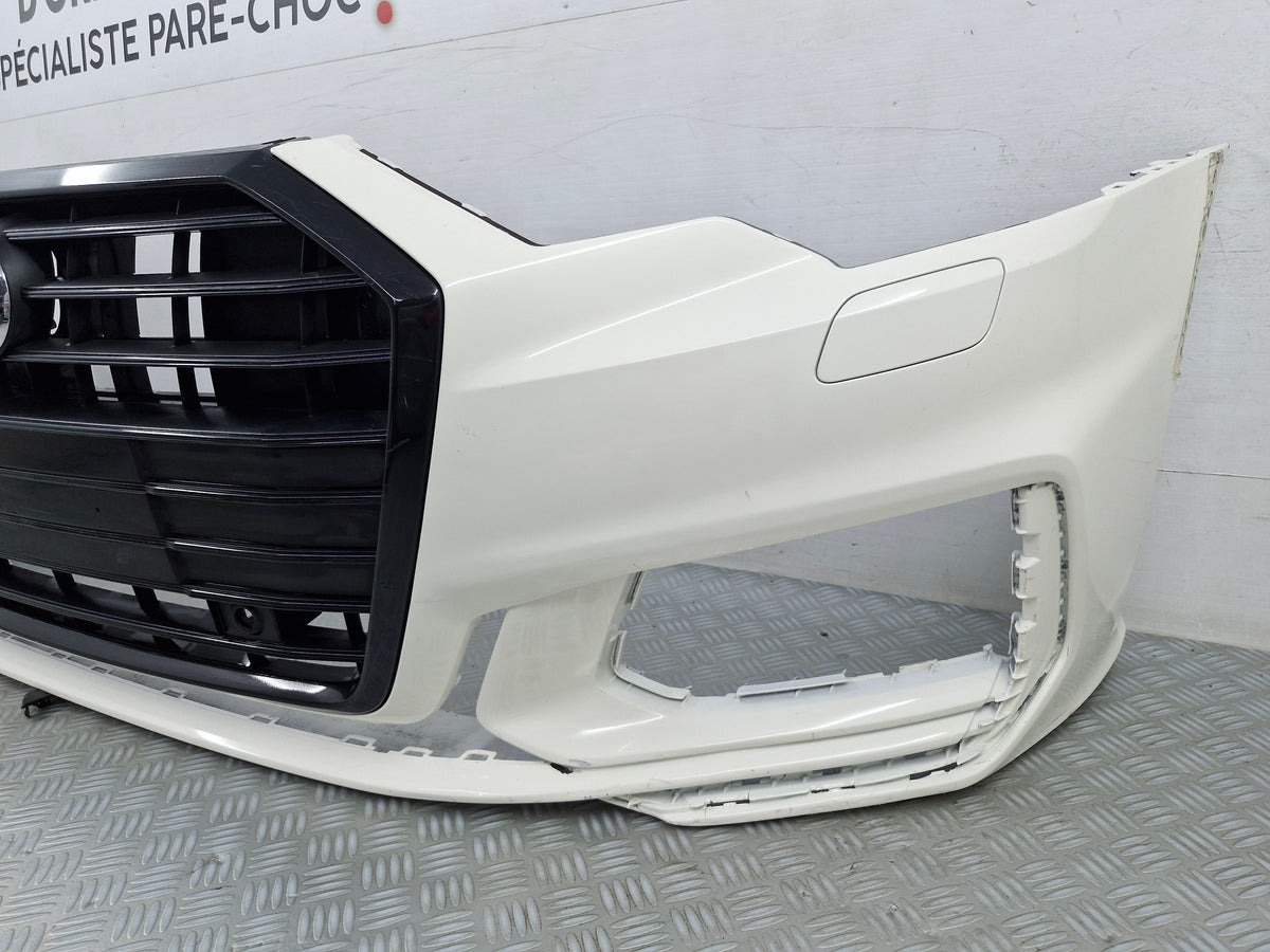 Pare-choc avant Audi A6 F2 S-Line 2018 avec radars et lave-phares d’origine sv2023