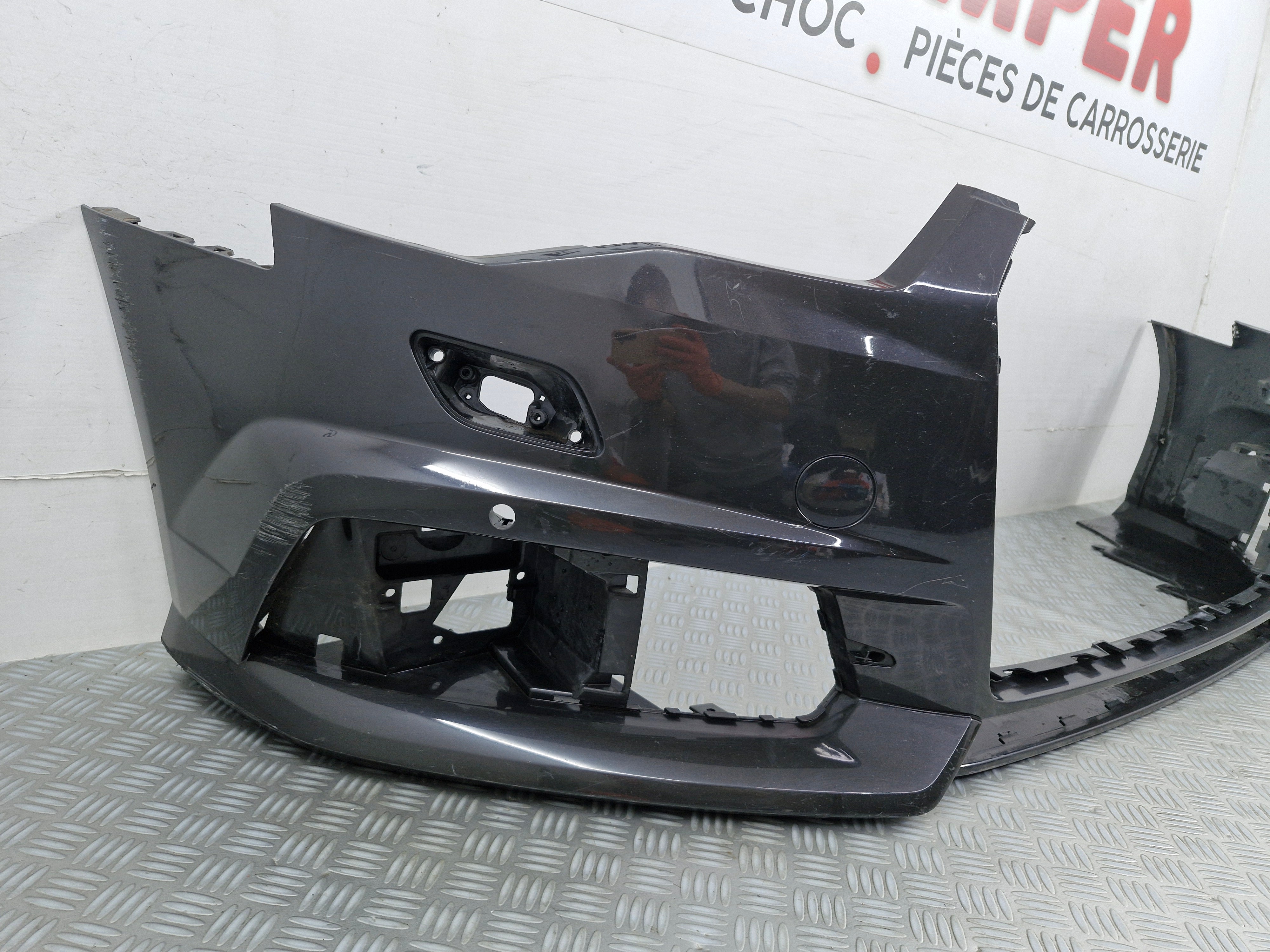 Pare-choc avant Audi A6 4G S-Line 2014 avec radars et lave-phares d’origine sv2052