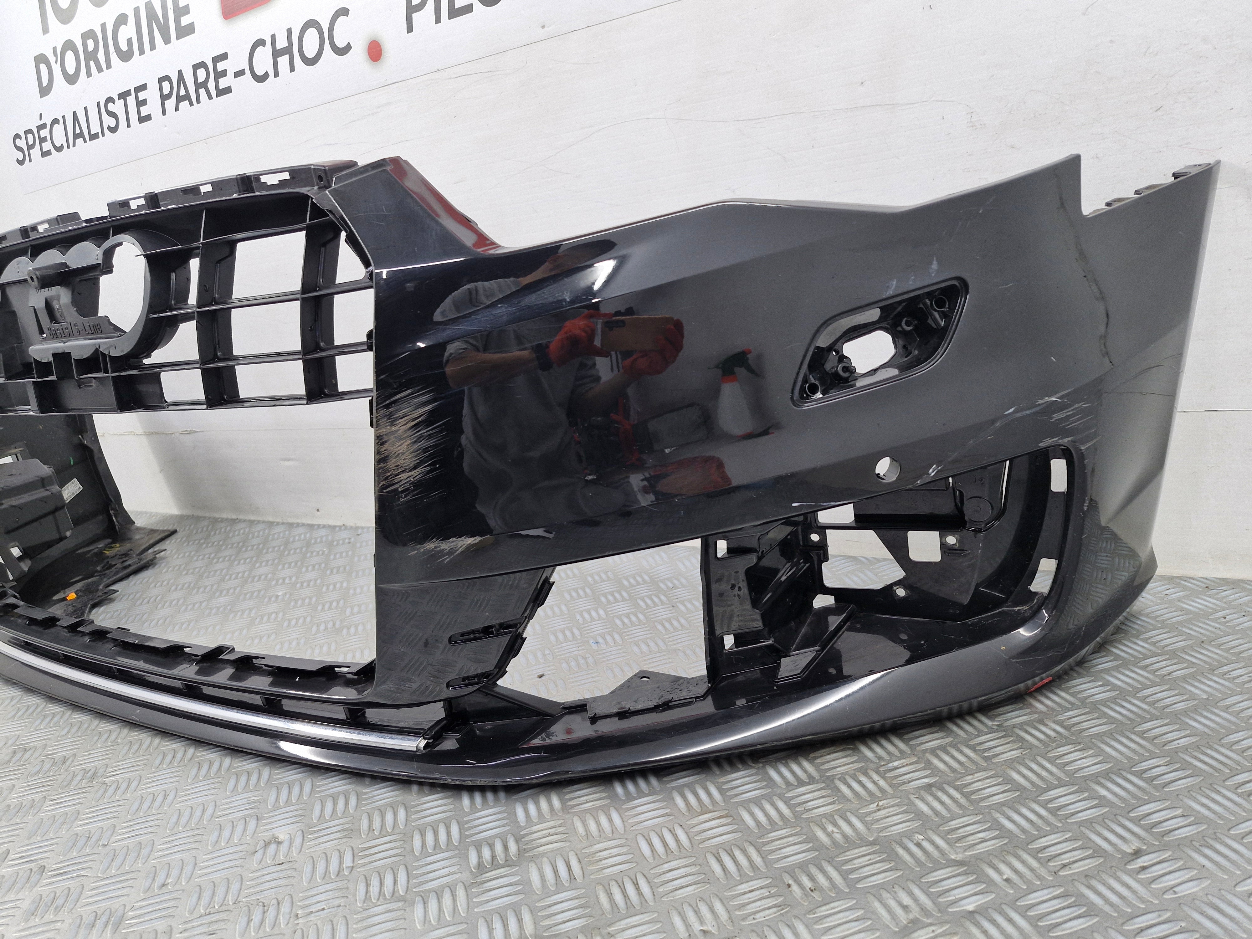 Pare-choc avant Audi A6 4G Phase 2 2014 avec radars et lave-phares d’origine sv2073