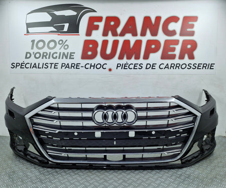Pare-choc avant Audi A8 IV Phase 1 2017 avec radars, Park Assist et lave-phares d’origine sv2131