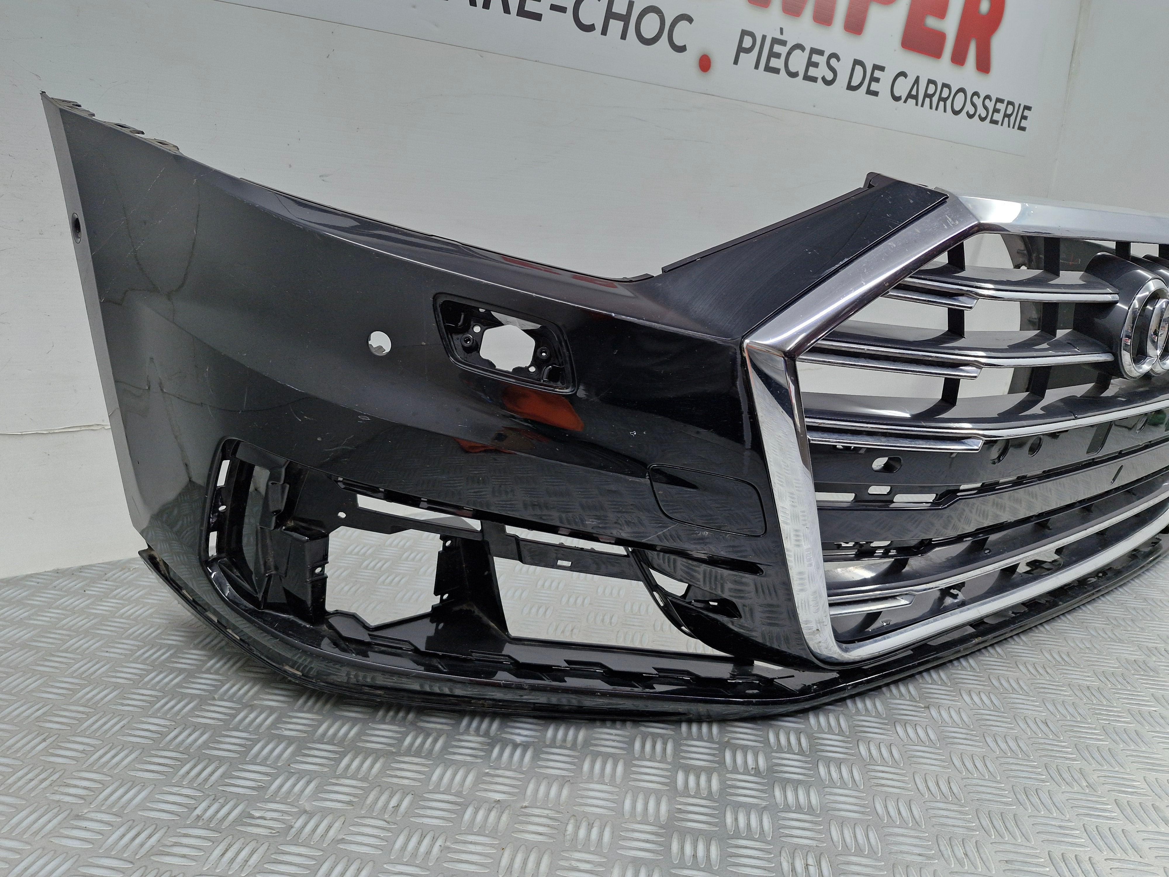 Pare-choc avant Audi A8 IV Phase 1 2017 avec radars, Park Assist et lave-phares d’origine sv2132