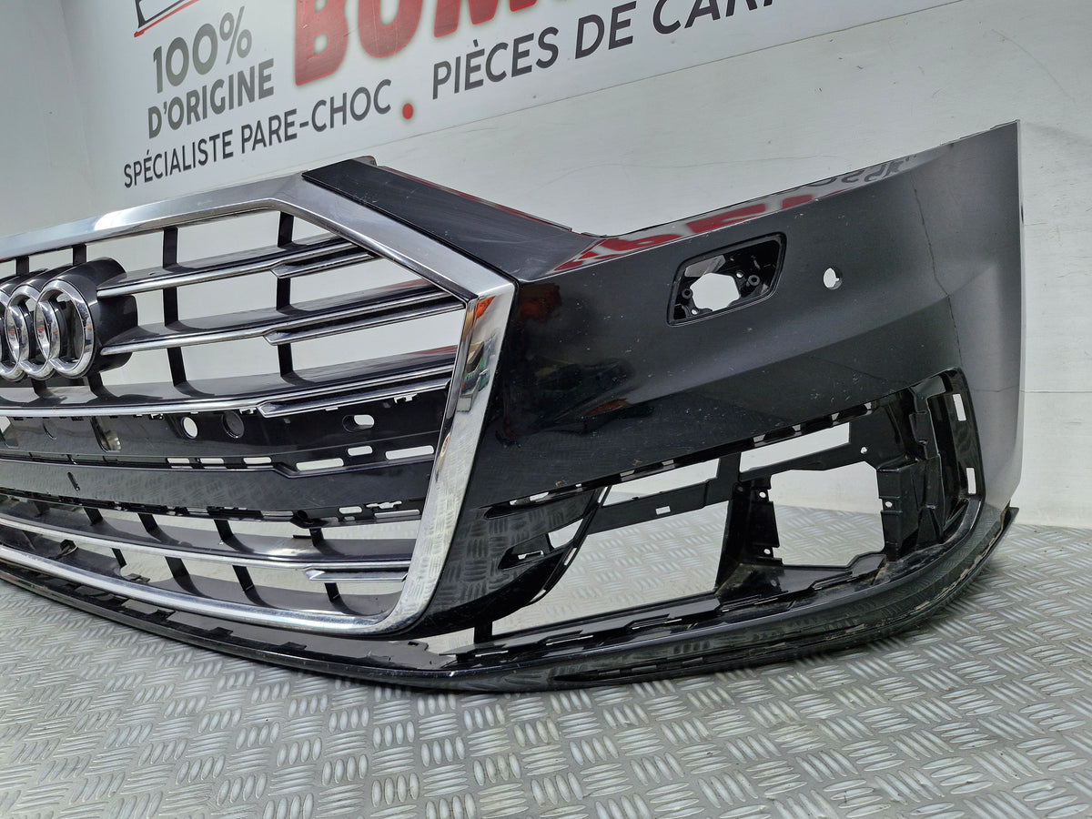 Pare-choc avant Audi A8 IV Phase 1 2017 avec radars, Park Assist et lave-phares d’origine sv2133