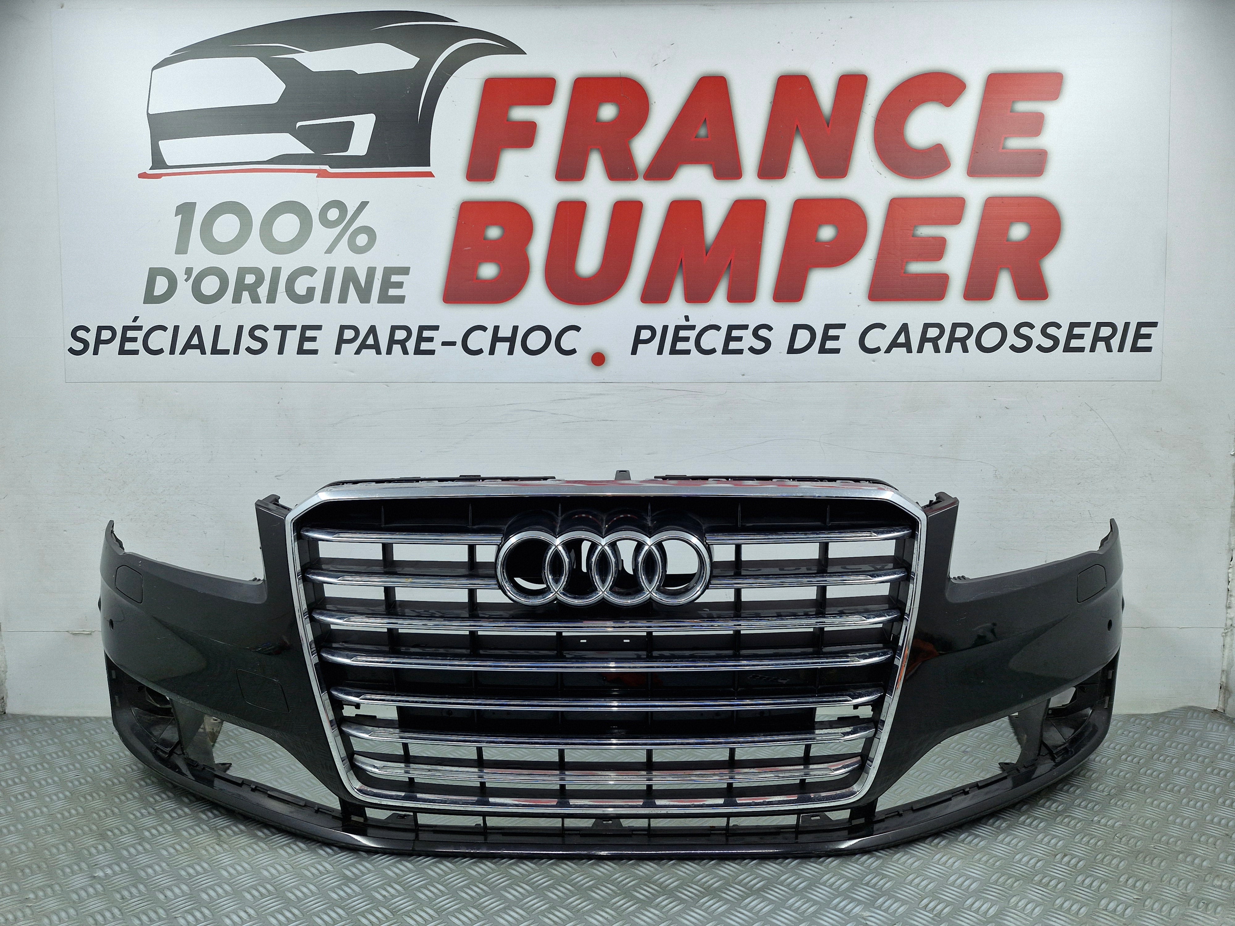 Pare-choc avant Audi A8 4H Phase 2 2013 avec radars, Park Assist et lave-phares d’origine sv2151