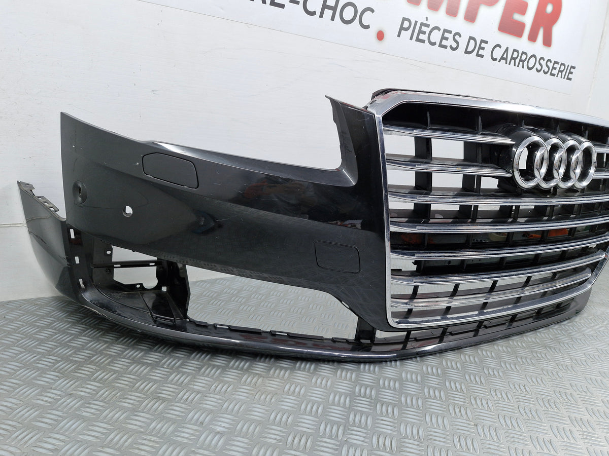 Pare-choc avant Audi A8 4H Phase 2 2013 avec radars, Park Assist et lave-phares d’origine sv2152
