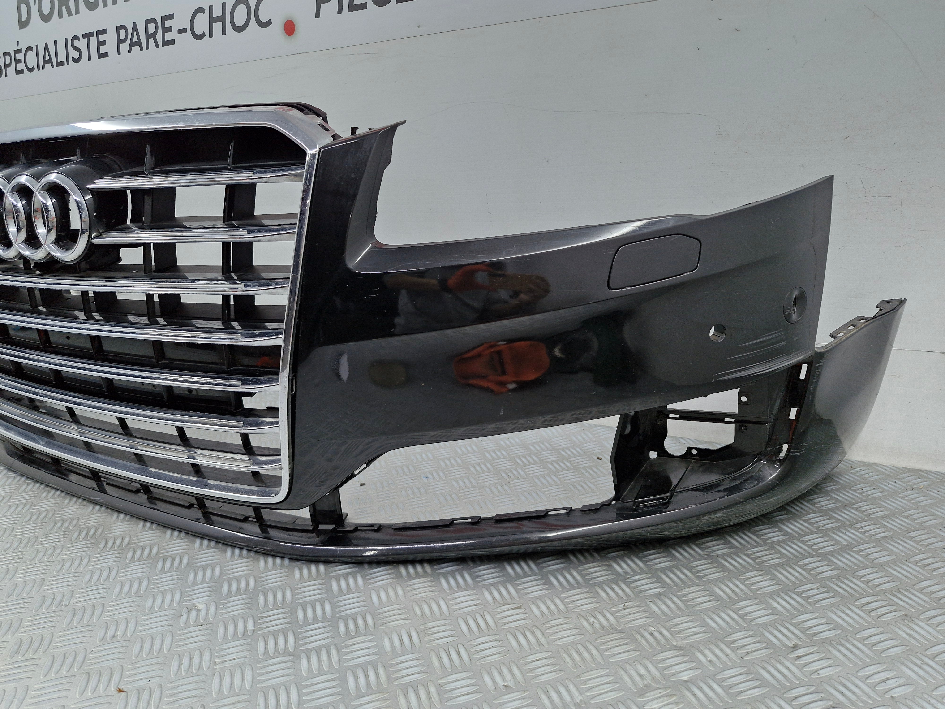 Pare-choc avant Audi A8 4H Phase 2 2013 avec radars, Park Assist et lave-phares d’origine sv2153