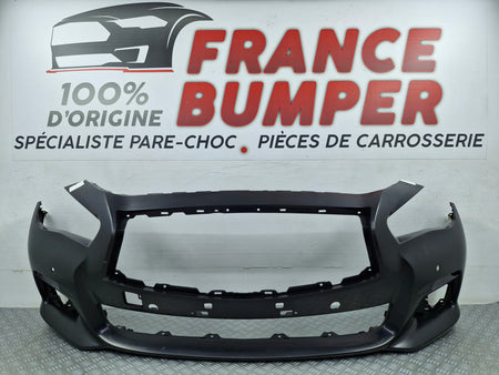 Pare-choc avant Infiniti Q50 2013-2017 adaptable avec radars neuf à peindre sv418

