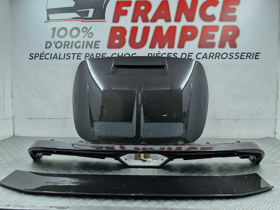 Kit carbone Alpine A110 complet lunette aileron diffuseur d’origine France Bumper sv759