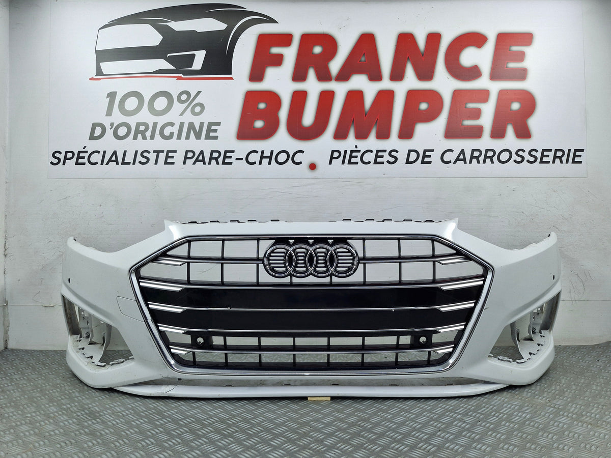 Pare-choc avant Audi A4 8W Phase 2 2019+ avec radars et lave-phares d’origine sv6091