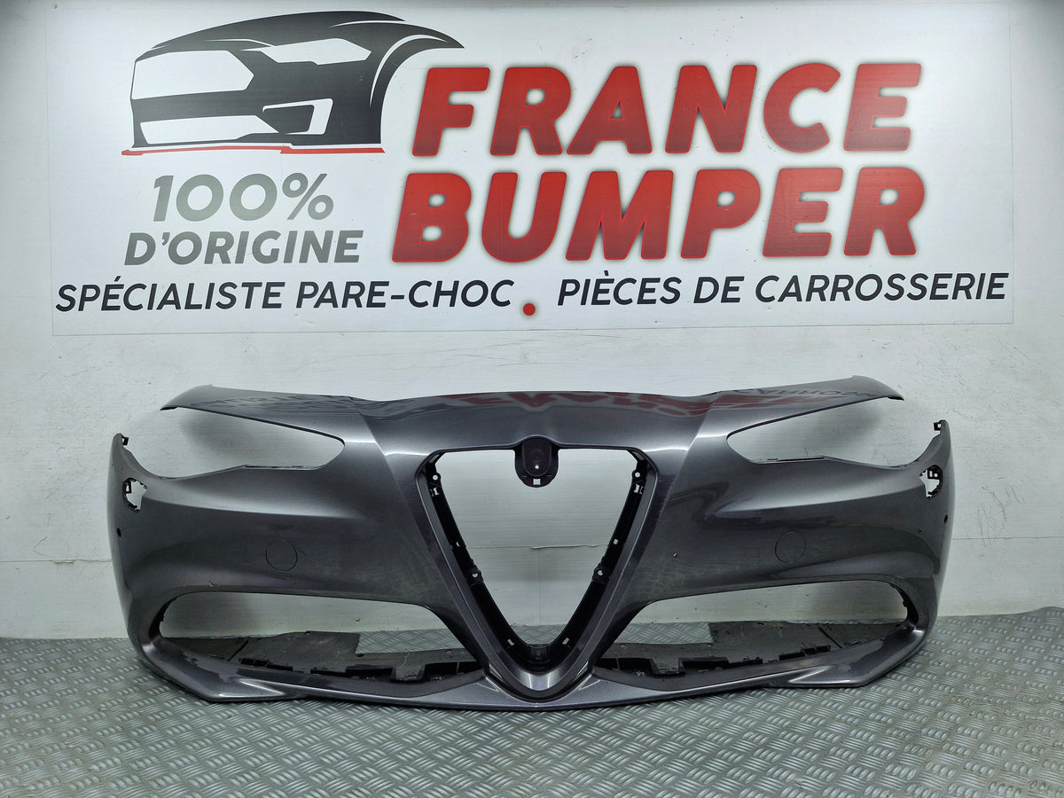 Pare-choc avant Alfa Romeo Giulia 2016-2023 avec radars et lave-phares d’origine France Bumper sv771