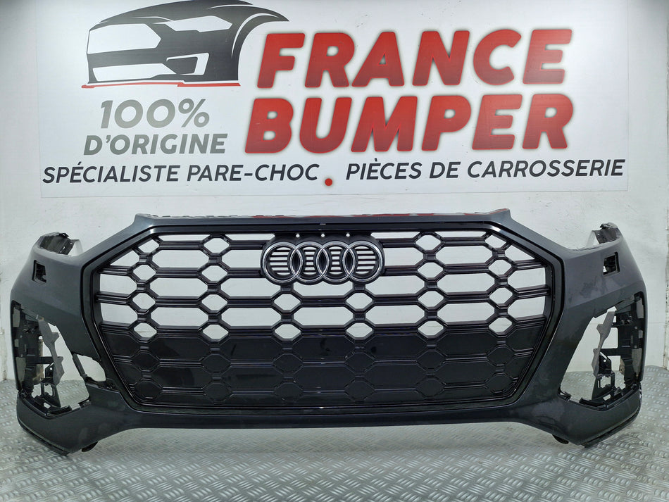 Front bumper Audi Q5 FY Phase 2 S-Line (from 09/2020) – Original used with headlight washers