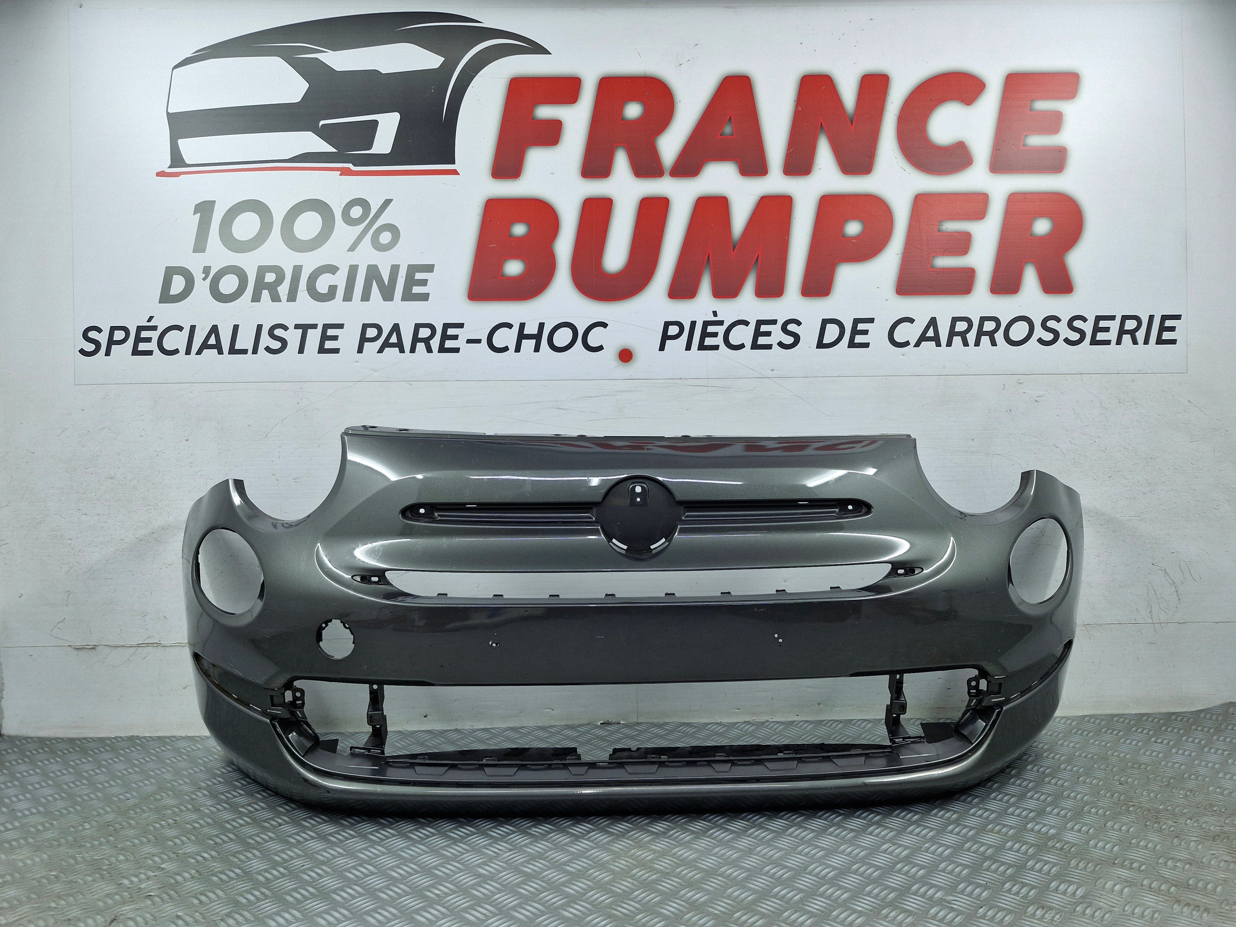 Pare-choc avant Fiat 500 Phase 2 2015-2020 d’origine avec rayures d’usage sv6501