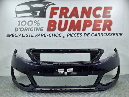 Pare-choc avant Peugeot 308 II Phase 2 d’origine occasion avec radars (04/2017) — FB625