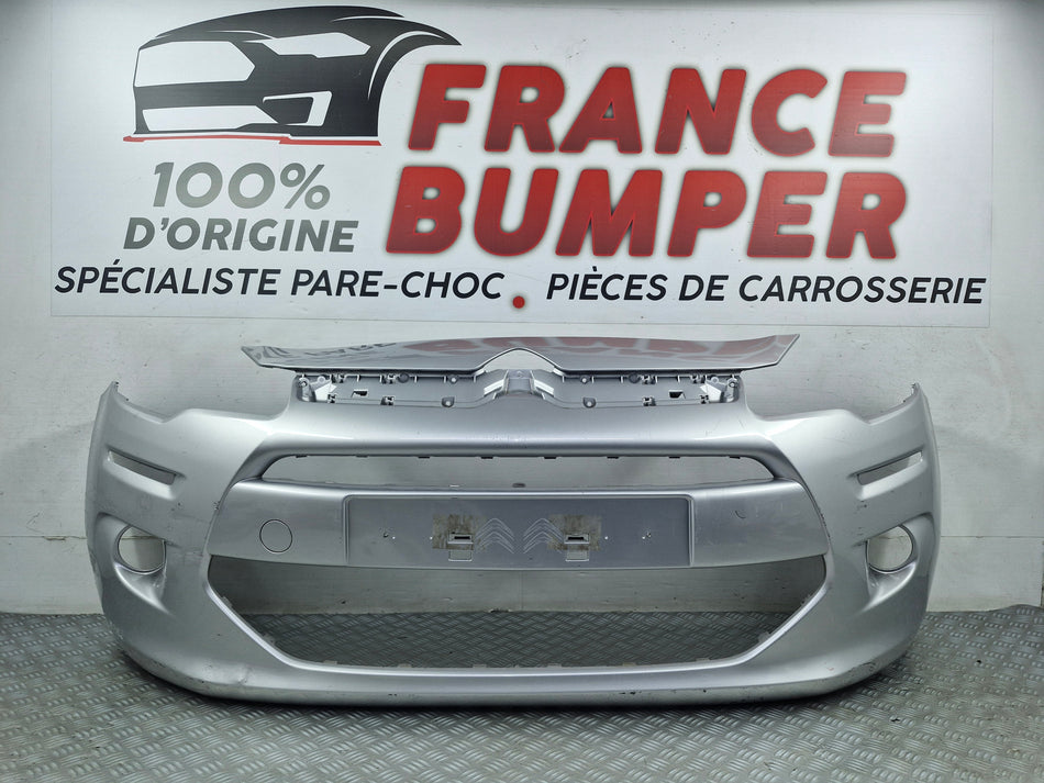 Para-choques dianteiro Citroën C3 II Fase 2 (2013-2016) – Peça original usada com lava-faróis