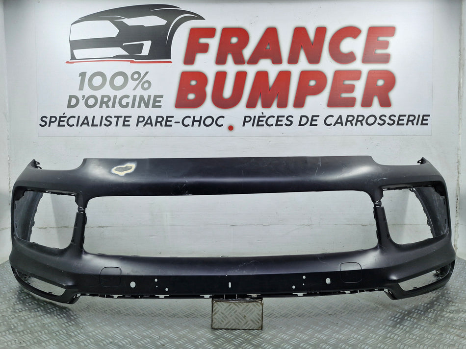 Pare-chocs avant Porsche Cayenne 3 avec emplacements radars occasion pc8m71
