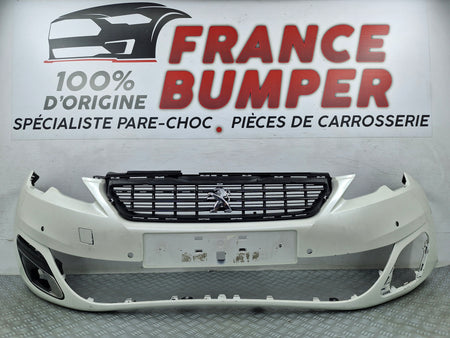 Pare-chocs avant Peugeot 308 II Phase 1 avec radars occasion pg8m54
