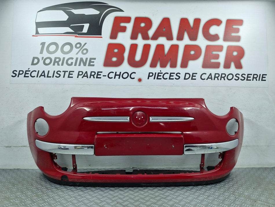 Pare-chocs avant Fiat 500 II Phase 1 occasion d'origine France Bumper fp5k27
