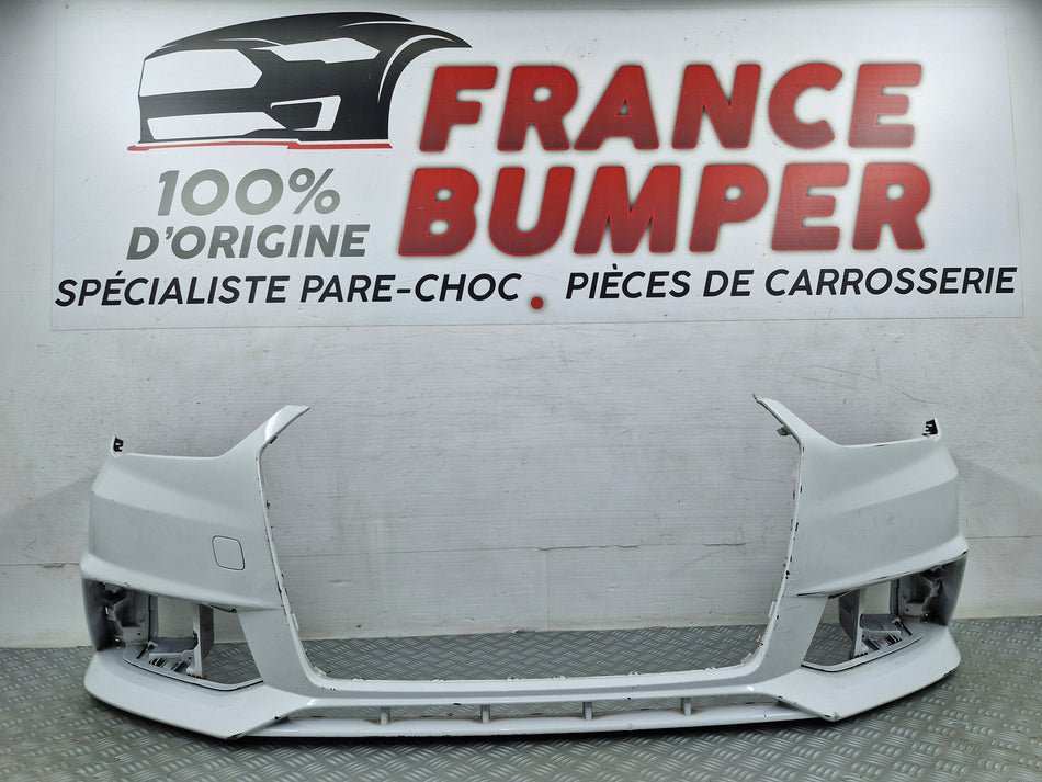 Forreste kofanger Audi A1 8X S-Line (2014-2019) – Original brugt med forlygtevasker