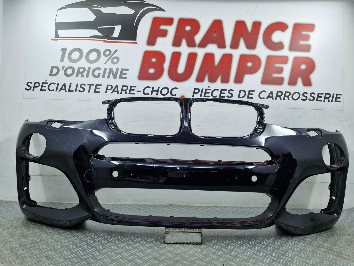 Pare-chocs avant BMW X3 F25 Phase 2 Pack M avec radars, Park Assistance et lave-phares occasion d'origine France Bumper bx3f2514
