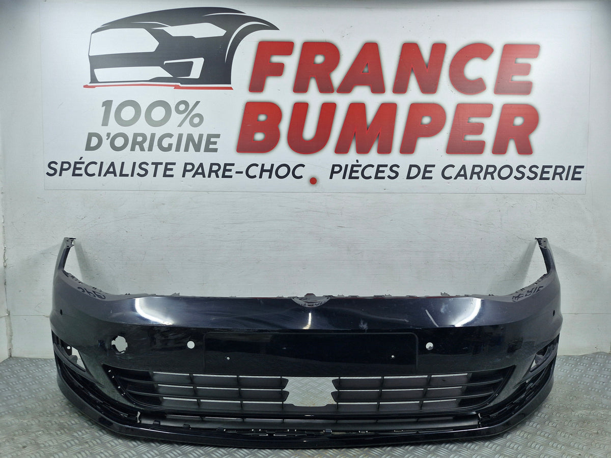 Pare-chocs avant Volkswagen Golf 7 Phase 1 avec emplacements radars occasion d'origine vg7p112