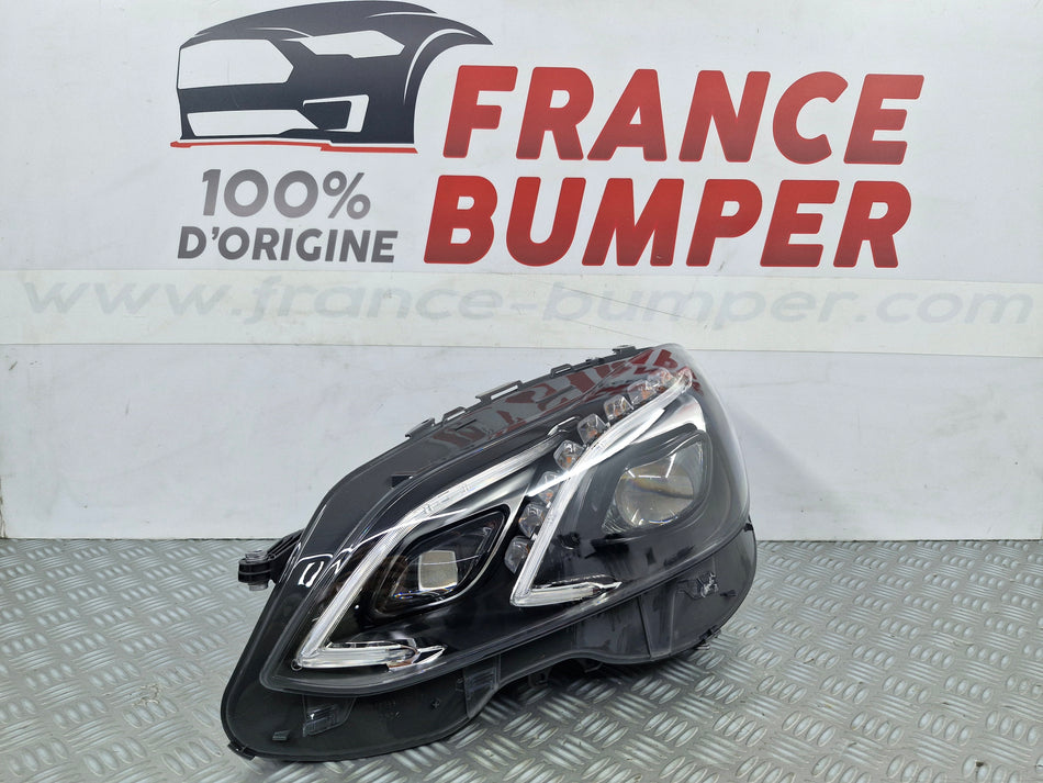 Phare avant gauche Mercedes Classe E W212 Phase 2 Full LED 12/2012 à 06/2016 occasion d'origine France Bumper MW2L8F6