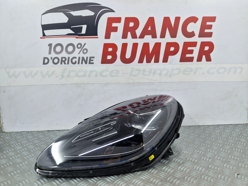 Phare avant gauche Porsche Macan I Phase 2 Full LED directionnel à partir de 12/2018 occasion d'origine France Bumper PM8G7L3