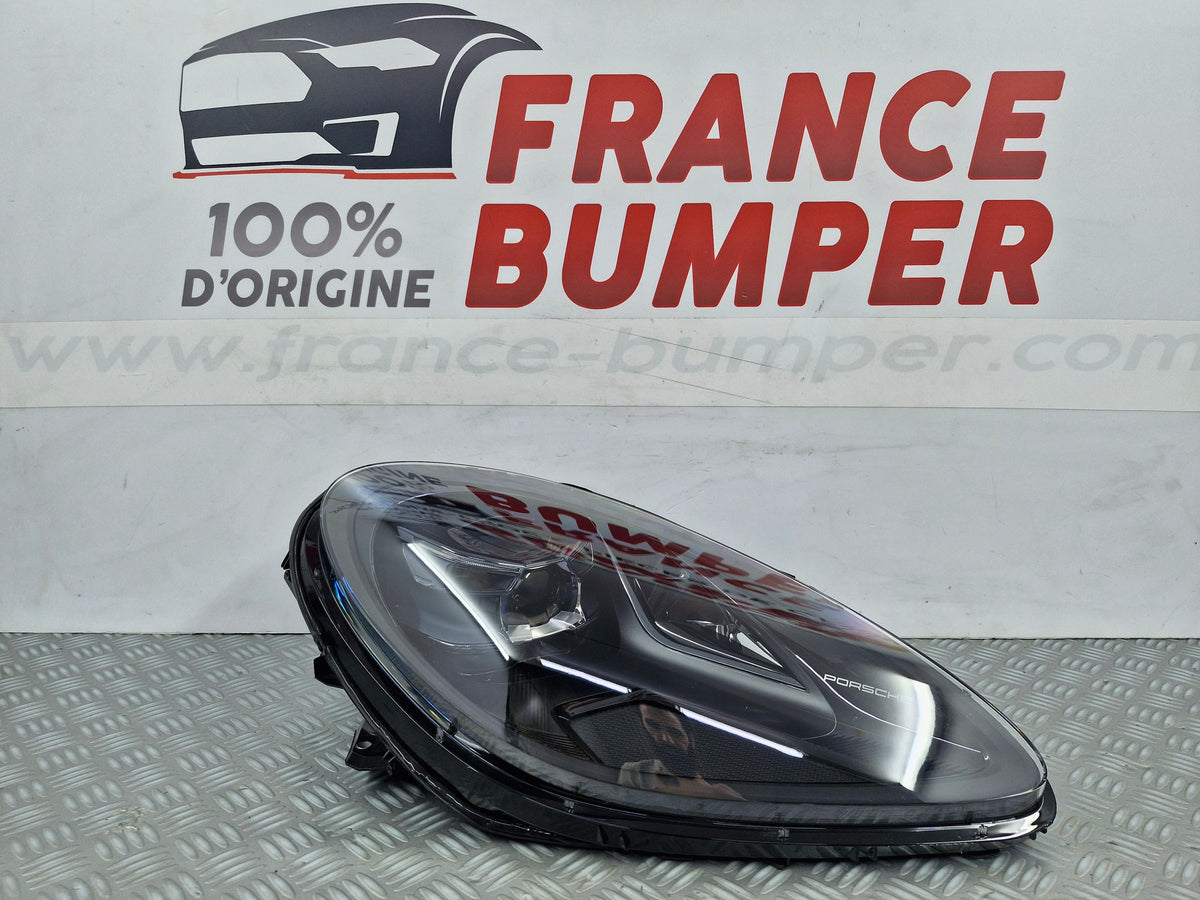 Phare avant gauche Porsche Macan I Phase 2 Full LED directionnel à partir de 12/2018 occasion d'origine France Bumper PM8L3D9