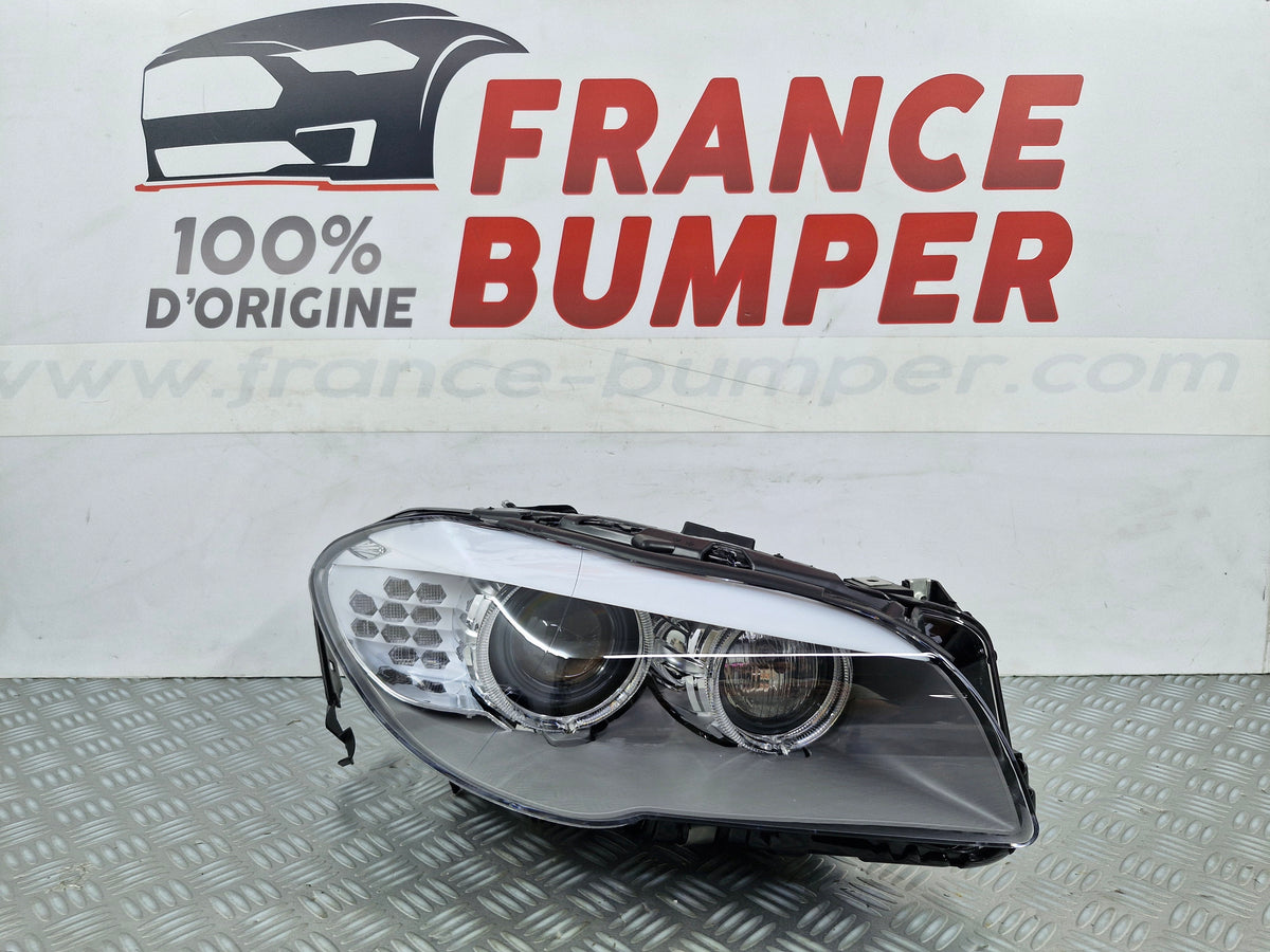 Phare avant droit BMW Série 5 F10 F11 LCI Bi-Xénon adaptatif 06/2013 à 06/2017 occasion d'origine France Bumper BF5A8R6