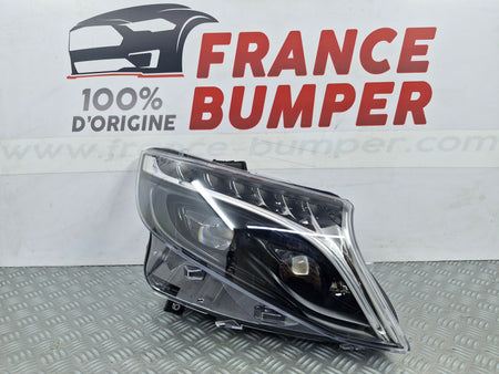Phare avant droit Mercedes Classe V W447 Full LED fond noir à partir de 02/2014 d'origine France Bumper MV4R8N3