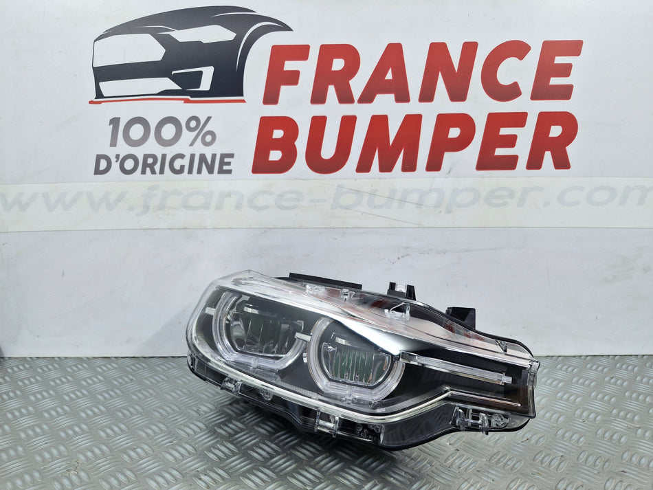 Phare avant droit BMW Série 3 F30 F31 Phase 2 Full LED directionnel à partir de 05/2015 occasion d'origine France Bumper B31R8D6