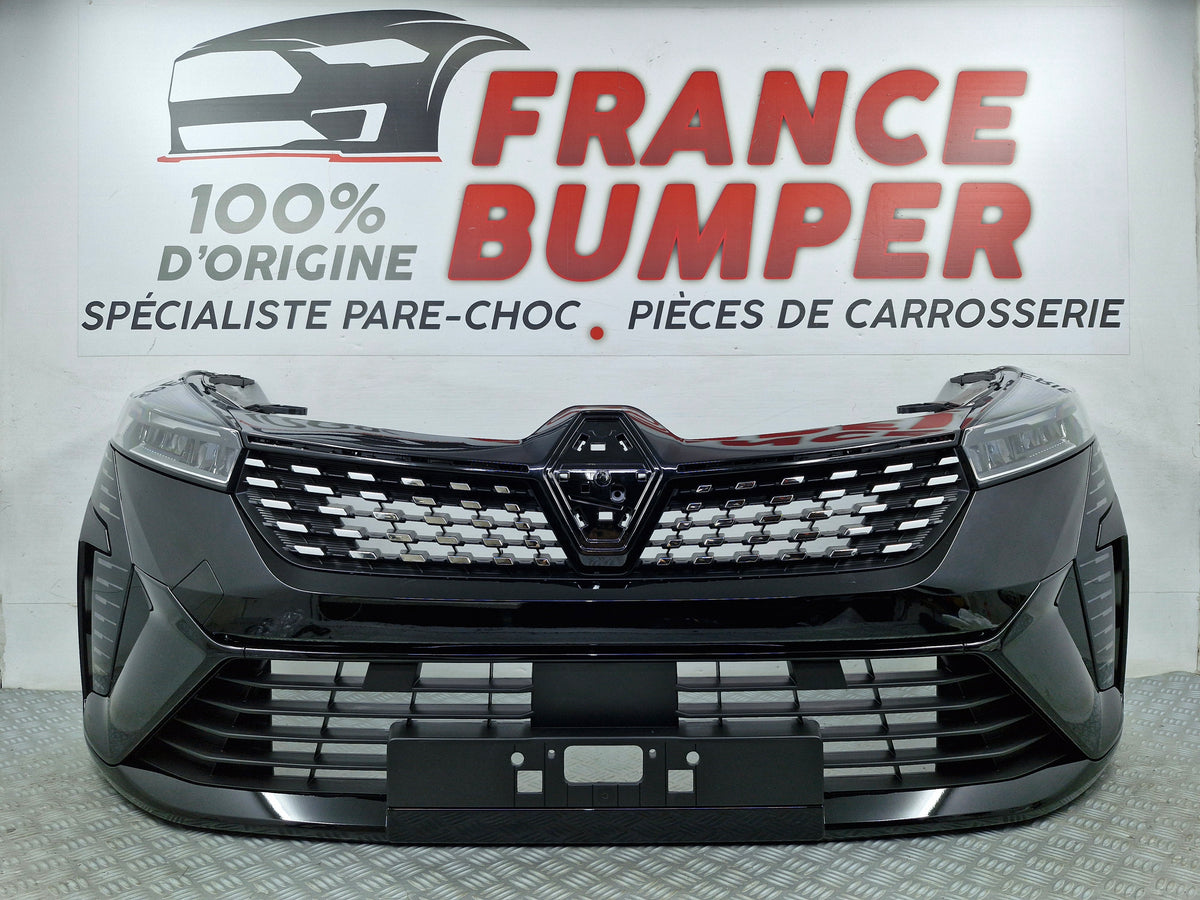 France Bumper FB644 face avant Renault Clio V Phase 2 Esprit Alpine à partir de 06/2023 pare-choc d'origine phares feux de jour calandre neufs
