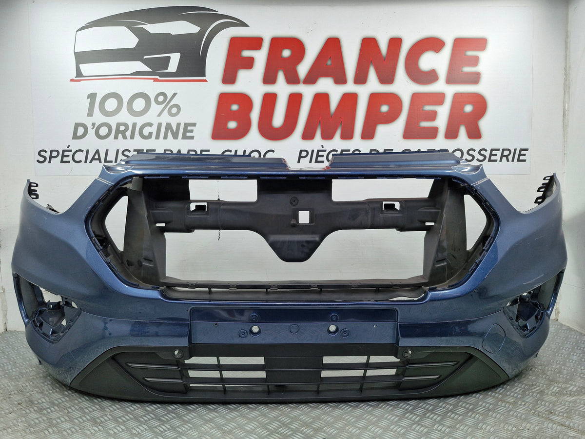 France Bumper FB655 pare-choc avant Ford Transit Custom Phase 2 à partir de 01/2018 occasion d'origine avec emplacements radars
