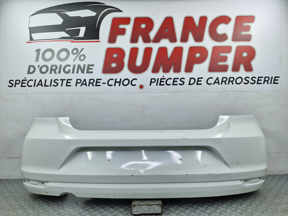 Pare-choc arrière Volkswagen Polo 5 Phase 2 sans emplacement radar (02/2014 à 06/2018) occasion d'origine