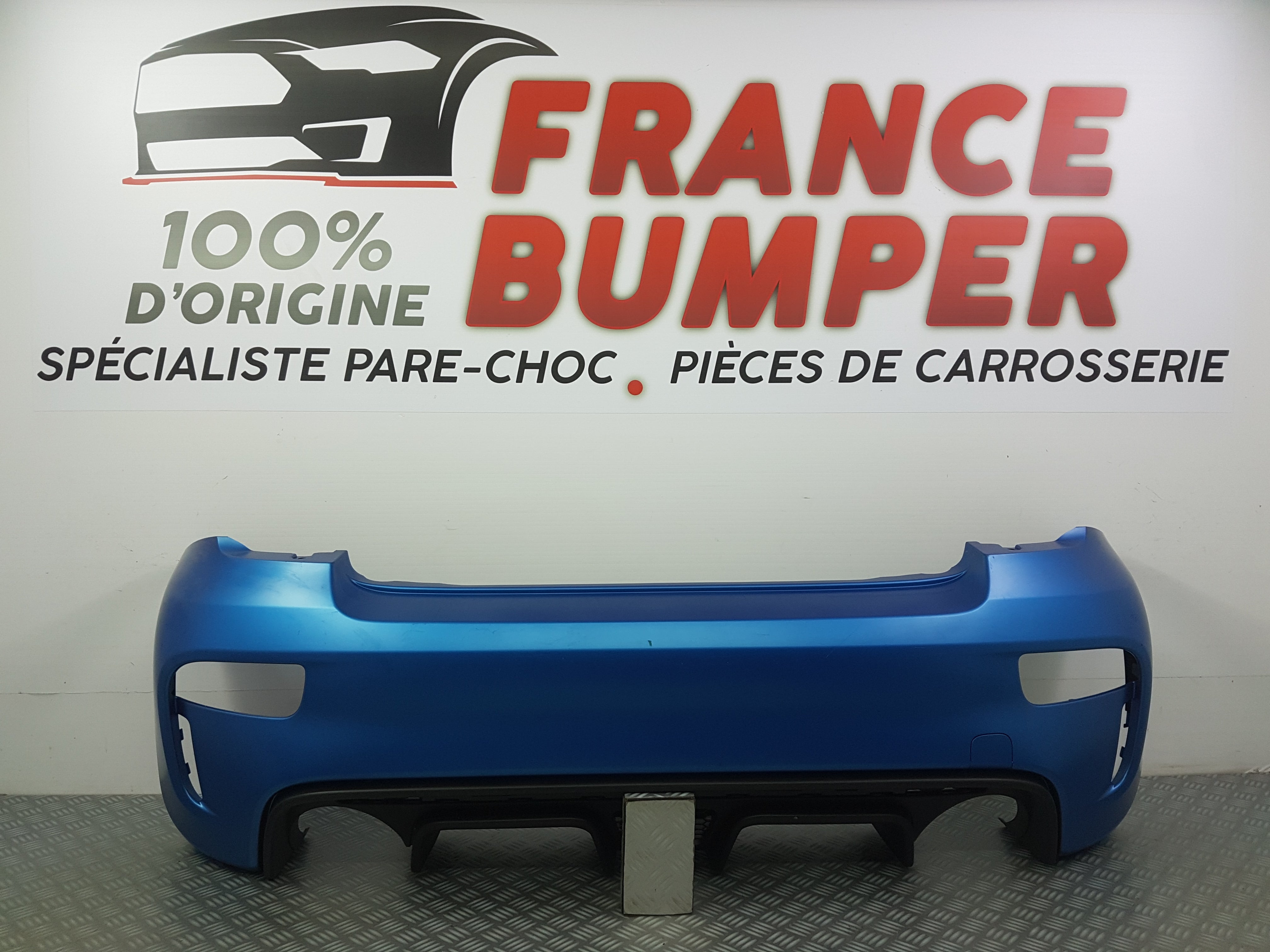 PARE CHOC ARRIERE   FIAT 500 ABARTH 2 PH2 (BLEU).