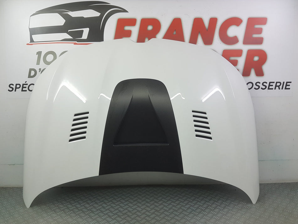 Capot Renault Mégane 4 RS Trophy 2015+ en carbone blanc nacré d’origine sv635