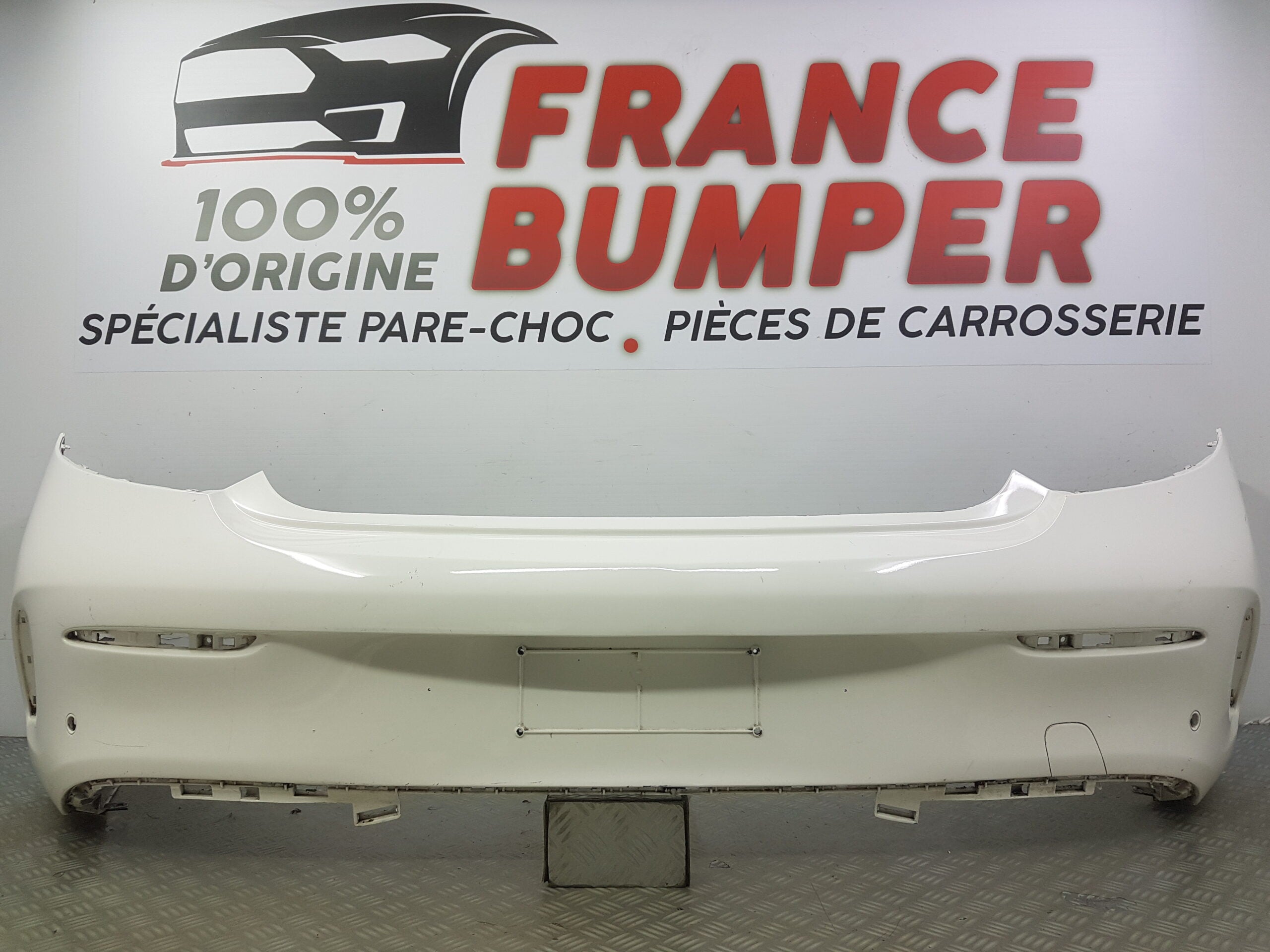 PARE CHOC ARRIERE MERCEDES CLASSE C W205 COUPE/CAB PACK AMG FRANCE BUMPER