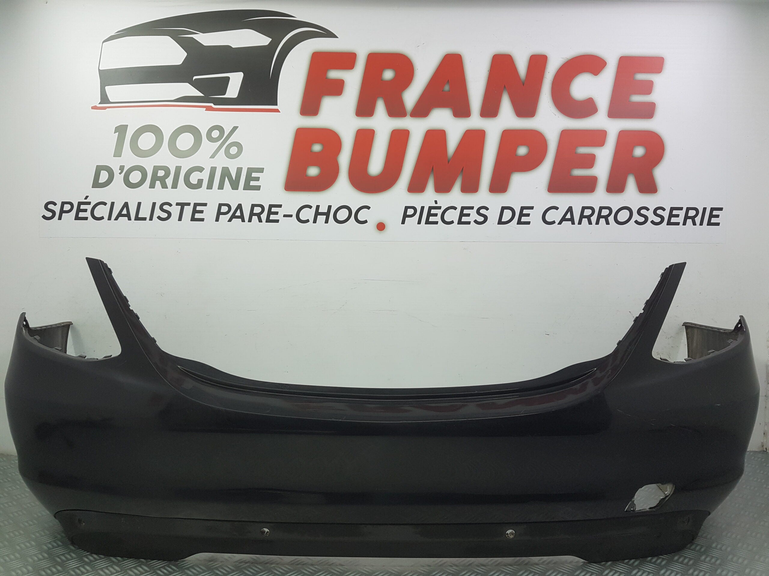 PARE CHOC ARRIERE MERCEDES CLASSE C W205 PH1 FRANCE BUMPER