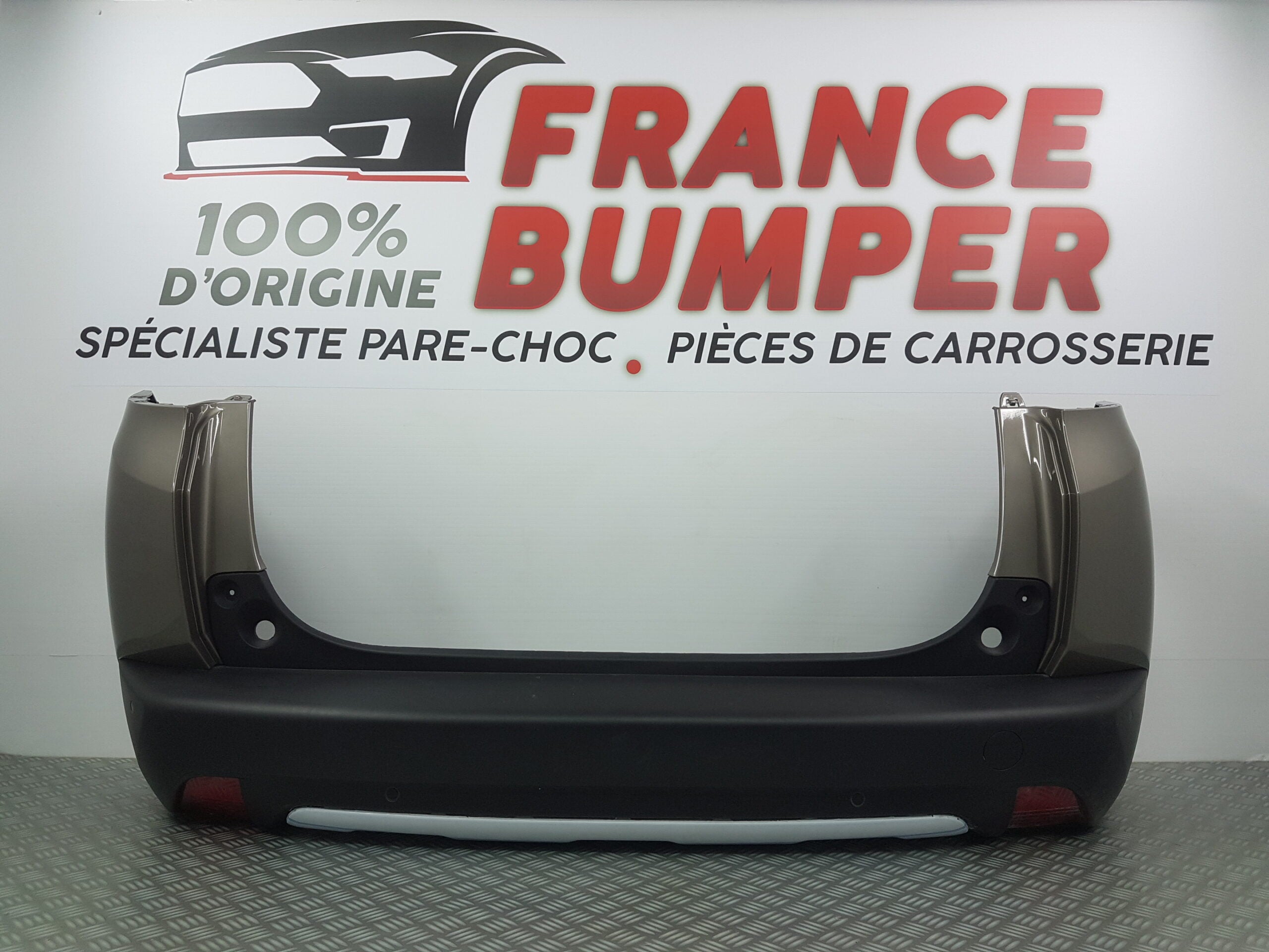 PARE CHOC ARRIERE PEUGEOT 2008 I NEUF COMPLET FRANCE BUMPER