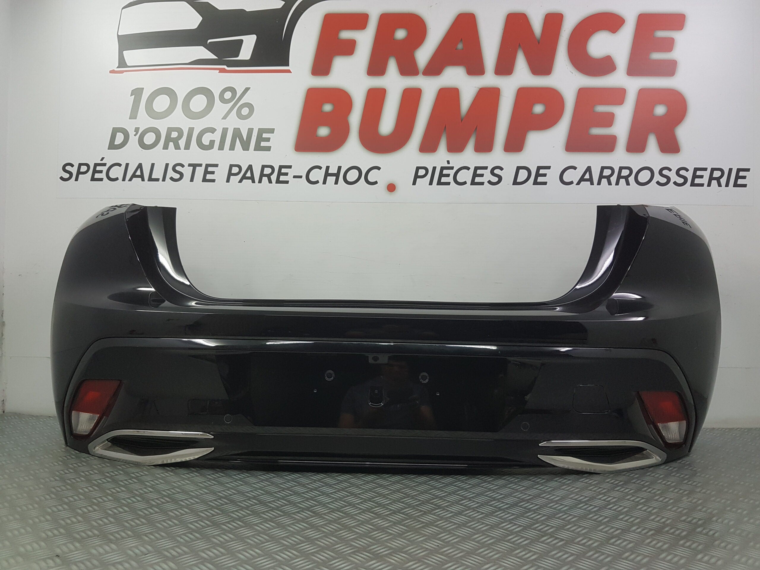 PARE CHOC ARRIERE PEUGEOT 308 III (BERLINE) COMPLET NEUF FRANCE BUMPER