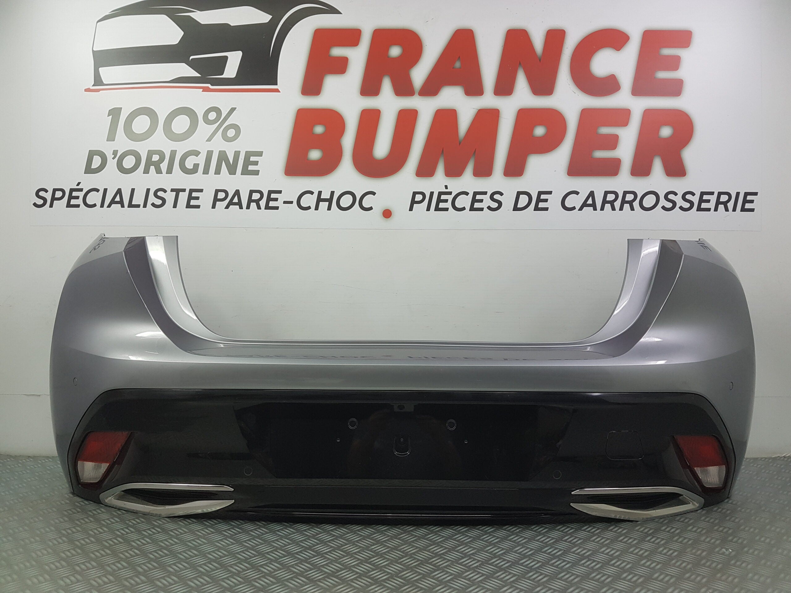 PARE CHOC ARRIERE PEUGEOT 308 III (BERLINE) COMPLET NEUF FRANCE BUMPER