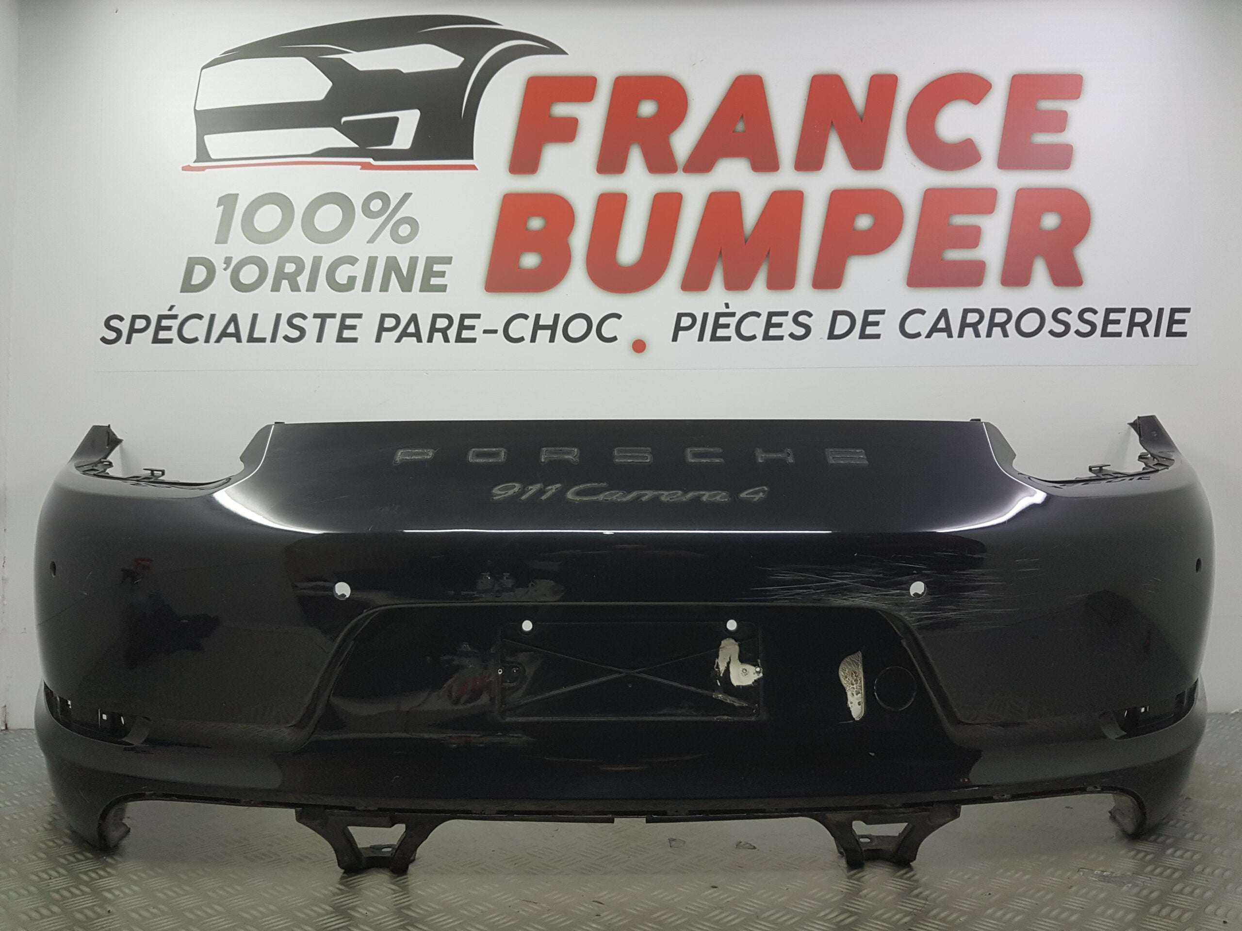 PARE CHOC ARRIERE PORSCHE 911 CARRERA 4 991 PH1 FRANCE BUMPER