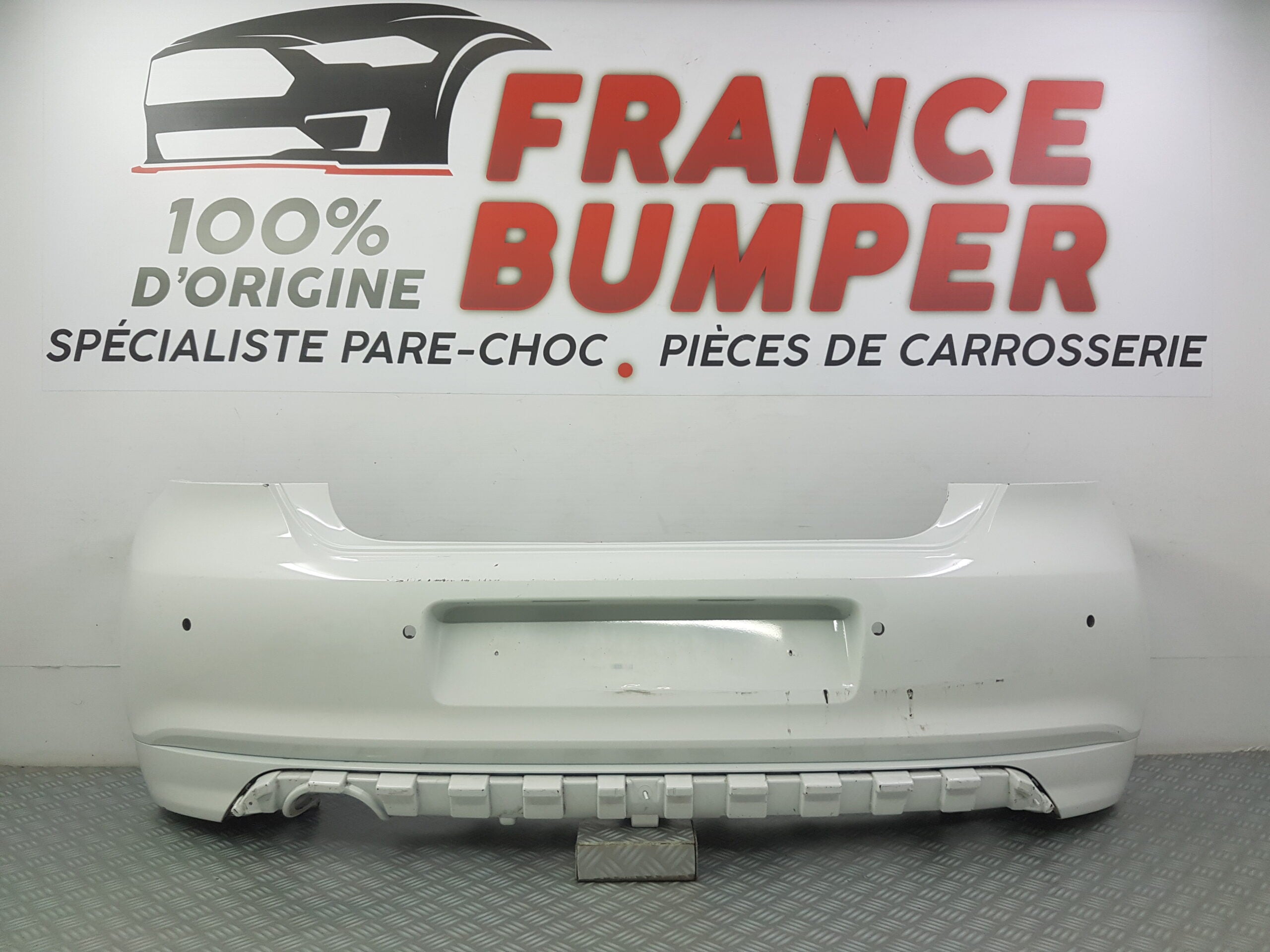 PARE CHOC ARRIERE VW POLO 5 R-LINE PH2 FRANCE BUMPER