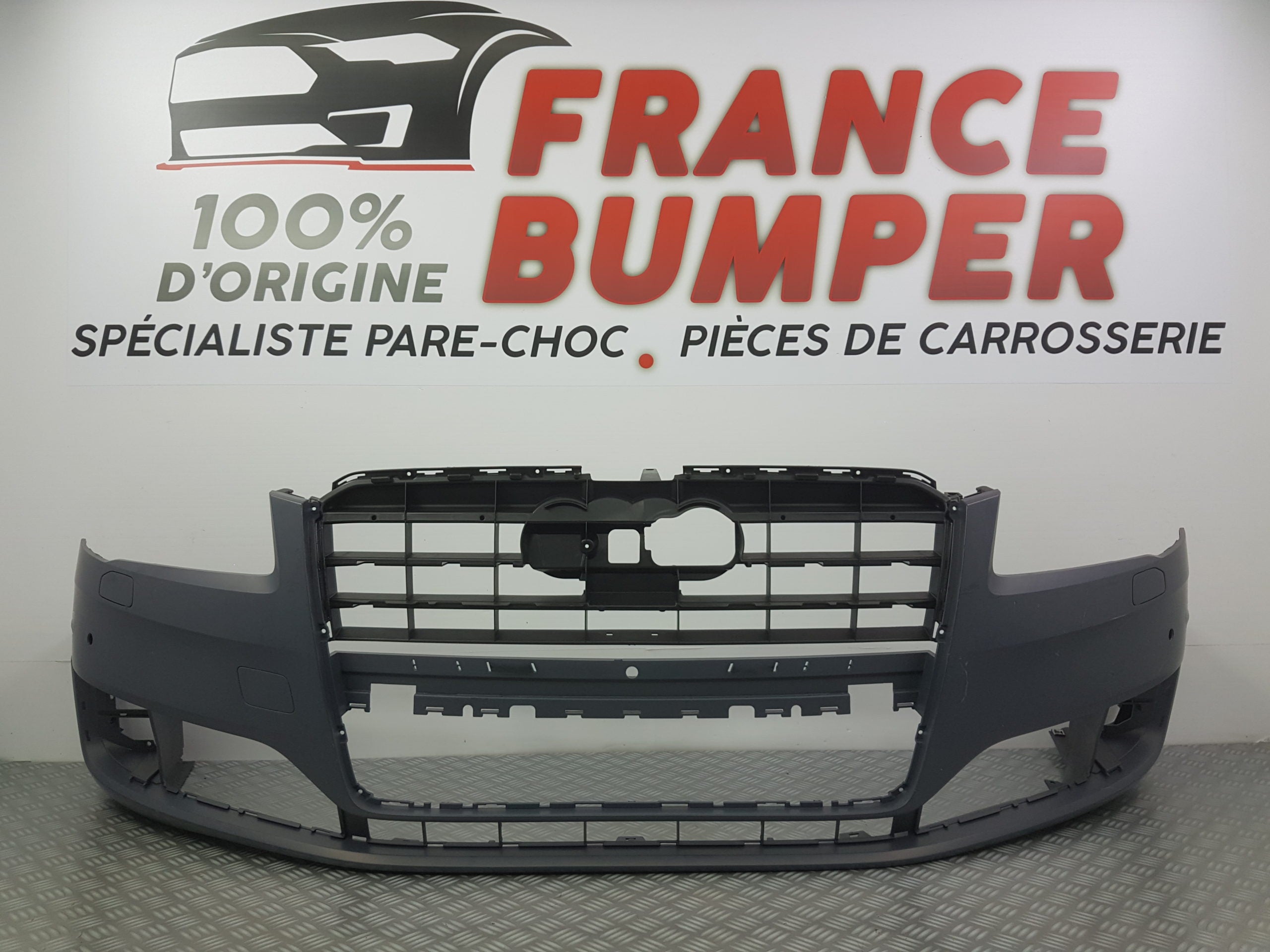 PARE CHOC AVANT AUDI A8 4H PHASE 2 BRUT FRANCE BUMPER