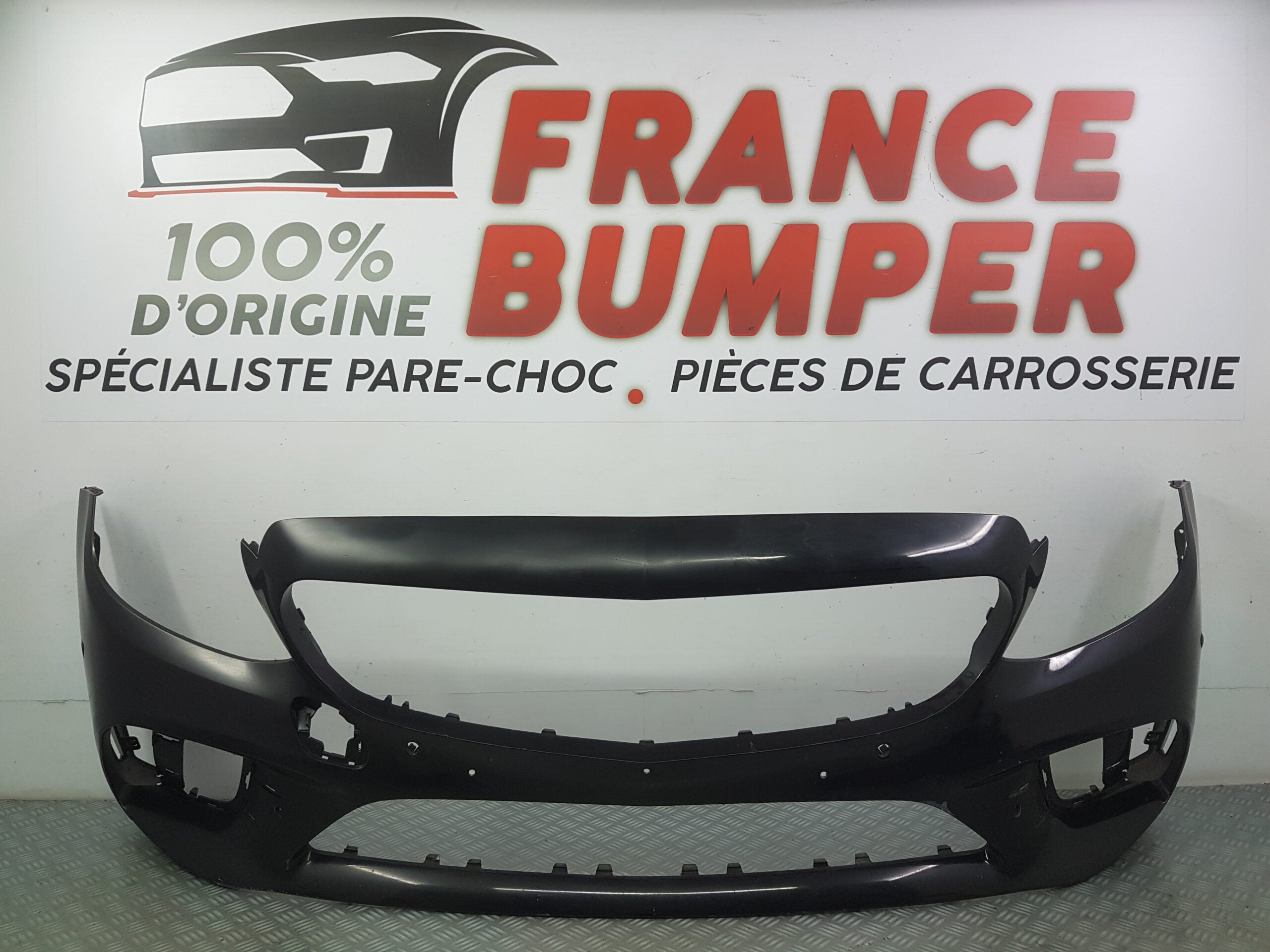 PARE CHOC AVANT CLASSE C W205 AMG PH2 FRANCE BUMPER