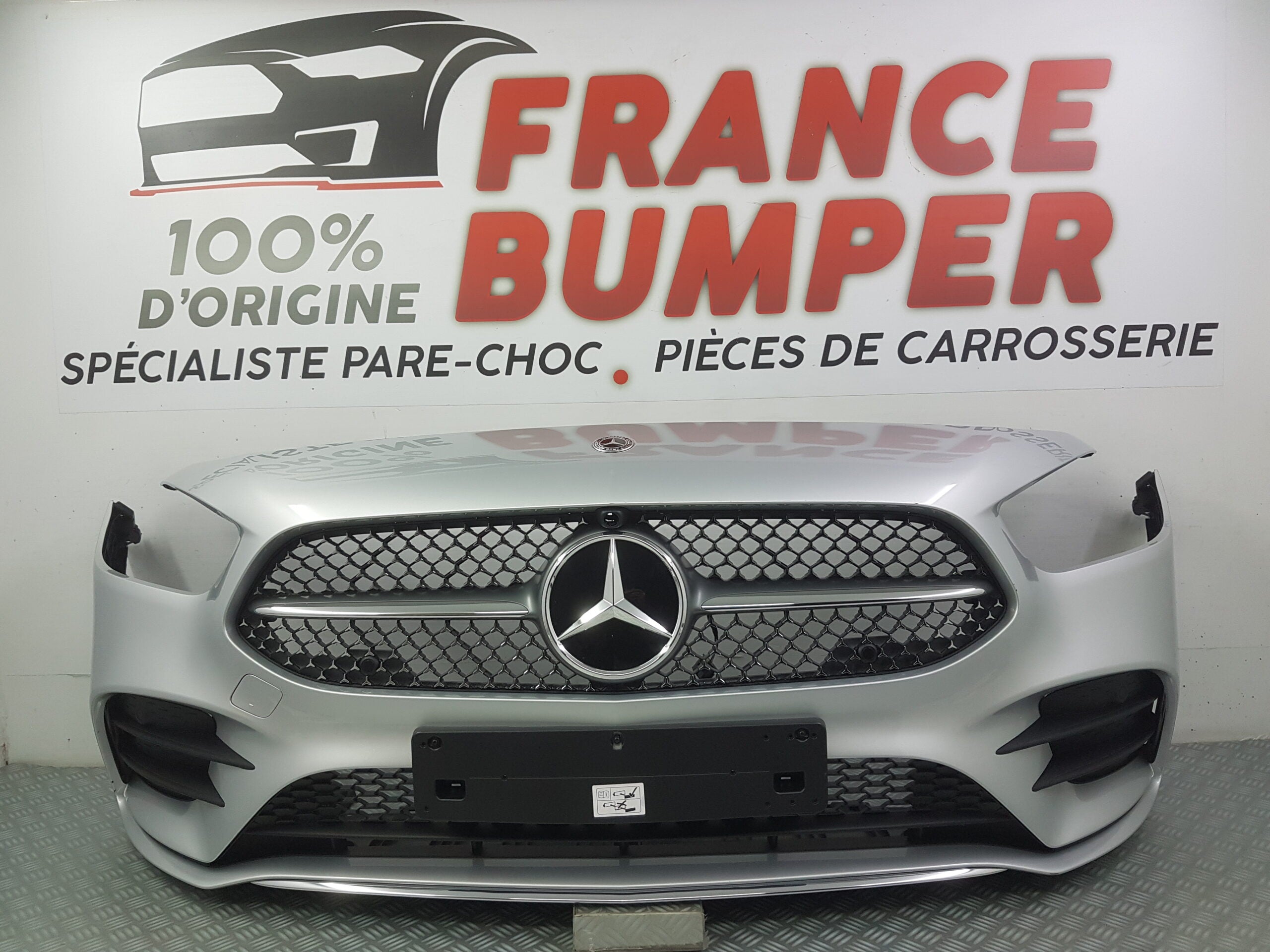 PARE CHOC AVANT MERCEDES CLASSE B W247 PACK AMG COMPLET FRANCE BUMPER